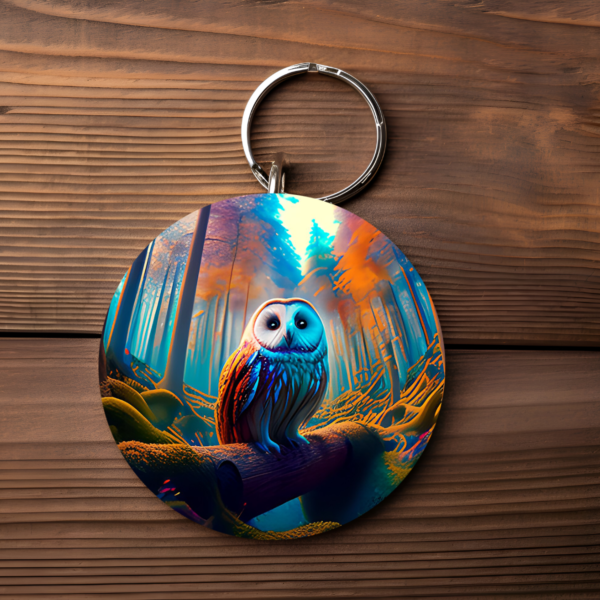 Majestic Owl Keychain 3