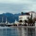 scenic waterfront luxury villas with yachts